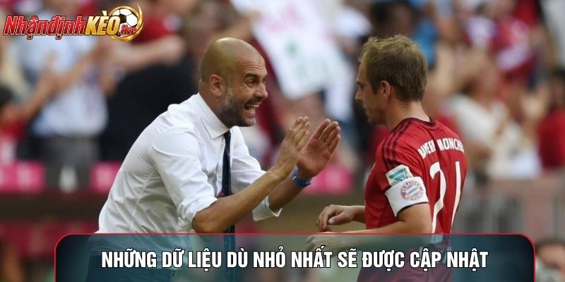 Những dữ liệu dù nhỏ nhất sẽ được cập nhật